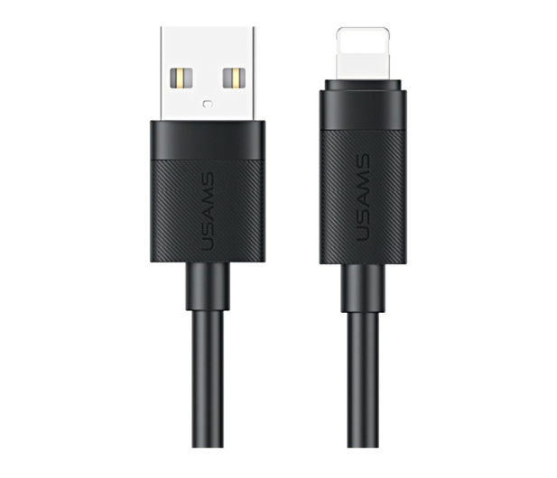 USAMS Kabel 12W Lightning do USB-A 1m czarny - 1569145 - zdjęcie
